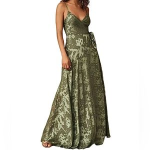BHLDN Hutch Alden Dress in Moss Size S NWOT